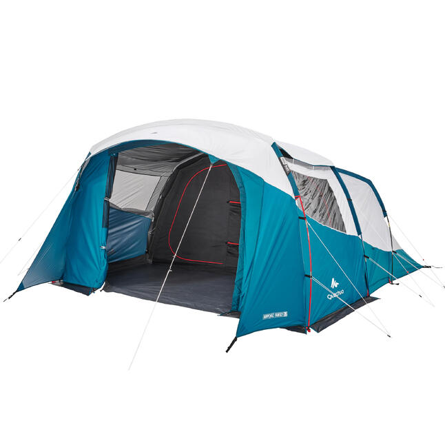 Familienzelt Stangenaufbau Fresh & Black - Arpenaz 5.2 für 5 Personen 2 Kabinen