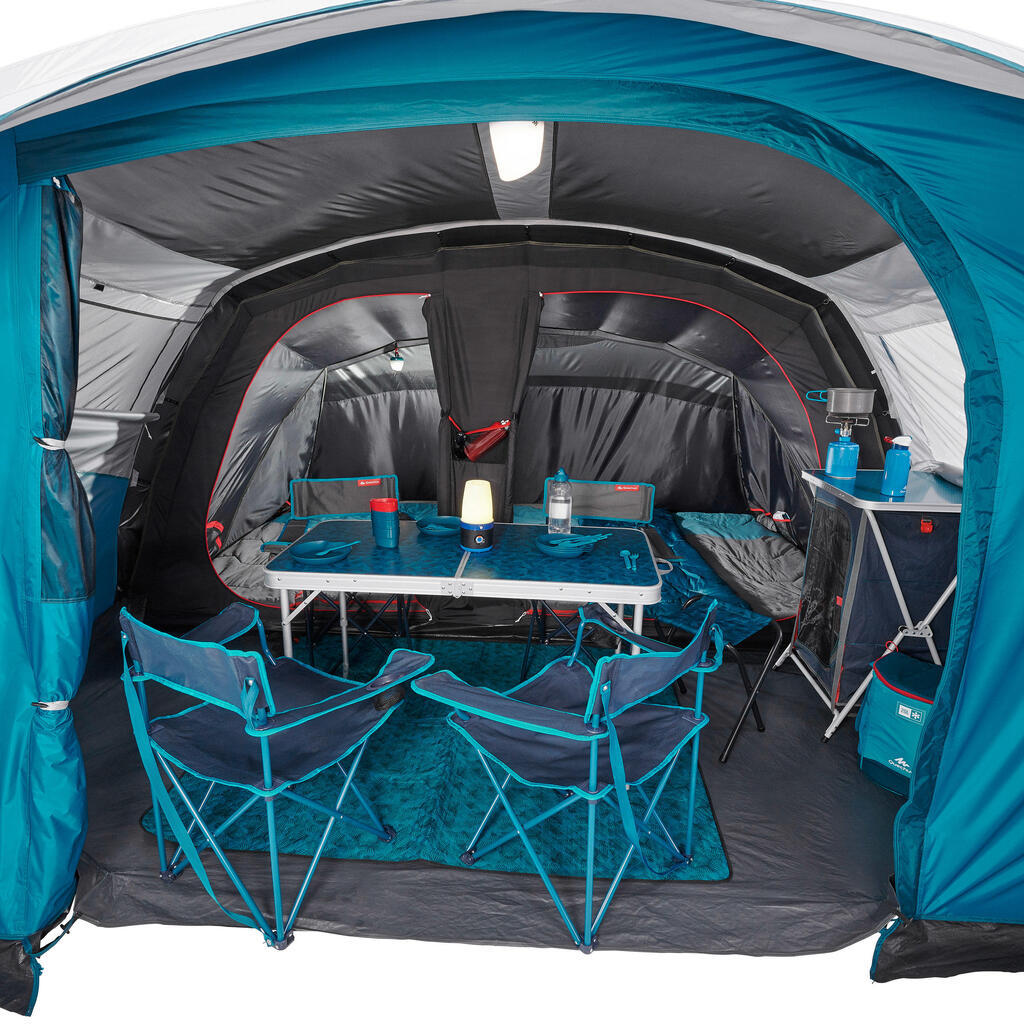 Piecvietīga tūrisma telts ar mietiņiem “Arpenaz 5.2 F&B”, 2 guļamtelpas