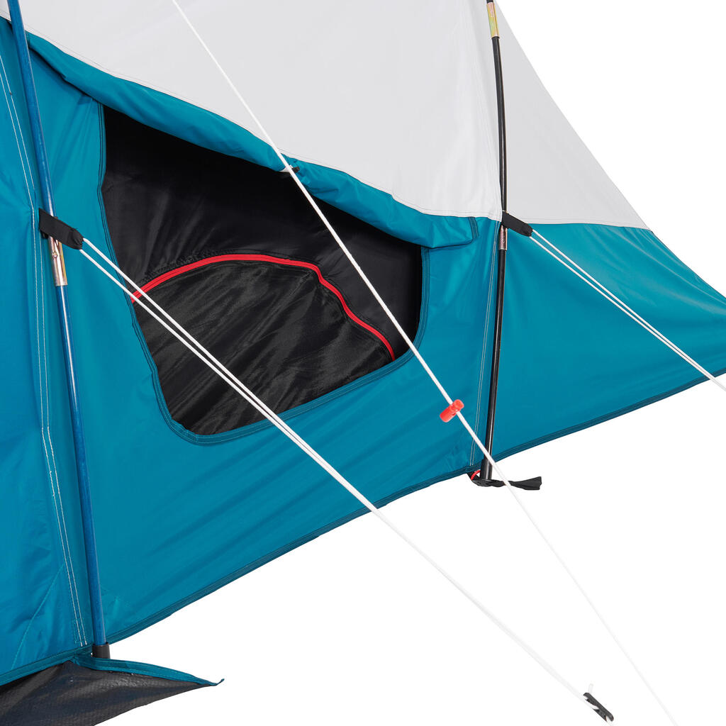 Piecvietīga tūrisma telts ar mietiņiem “Arpenaz 5.2 F&B”, 2 guļamtelpas