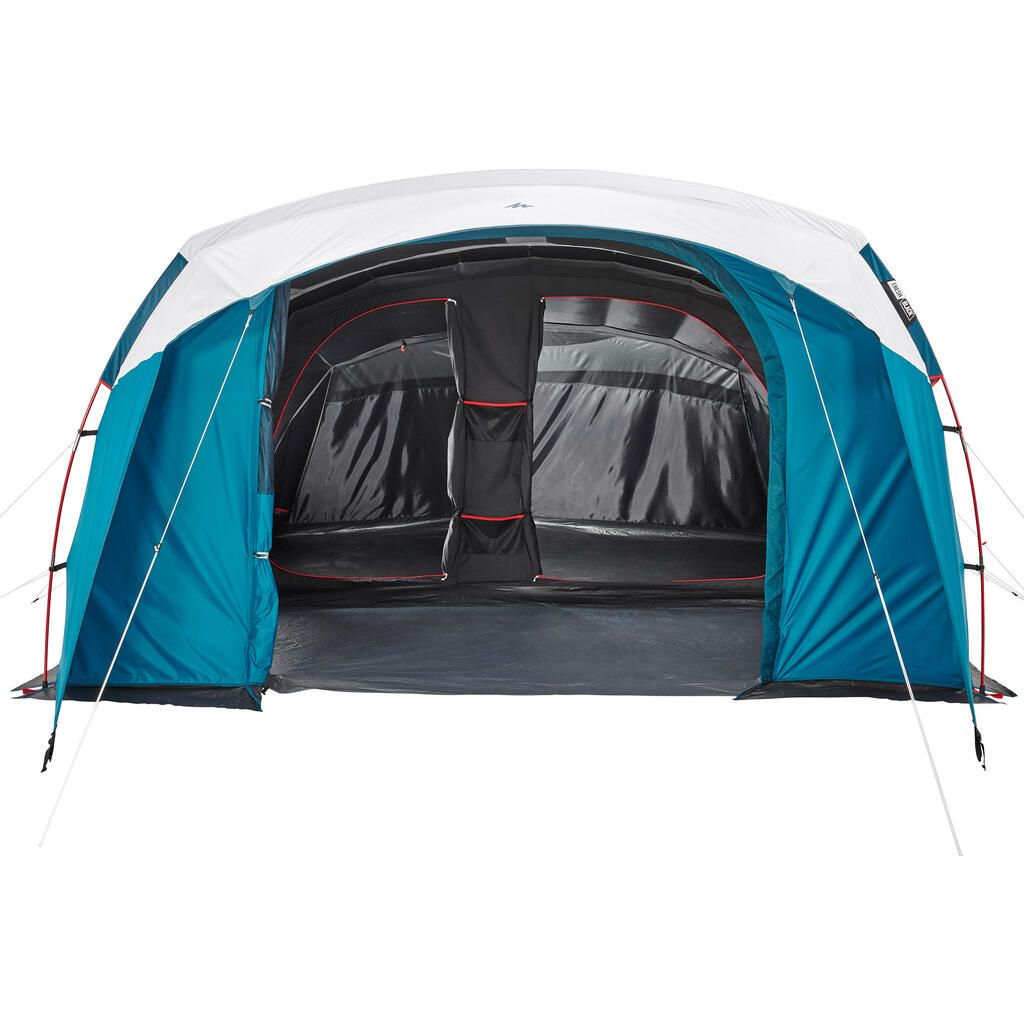 Camping tent with poles - Arpenaz 5.2 F&B - 5 Person - 2 Bedrooms