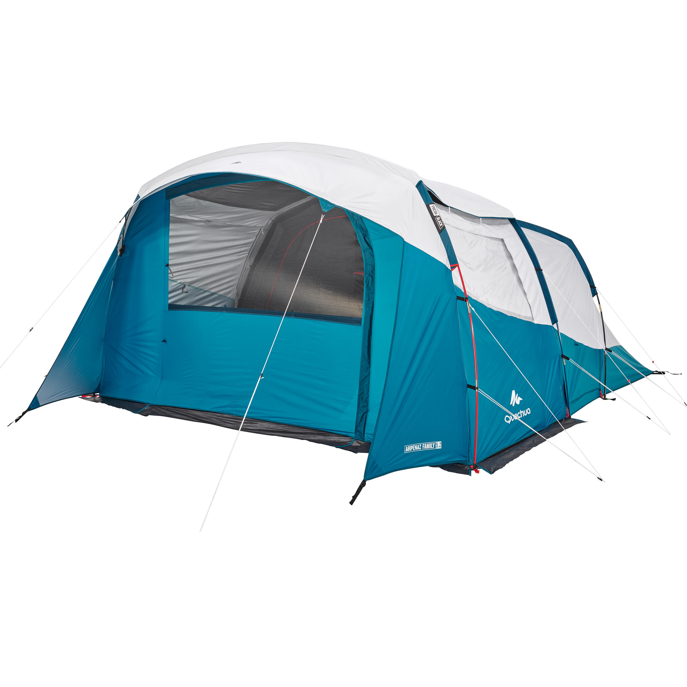 Camping tent with poles - Arpenaz 5.2 F 