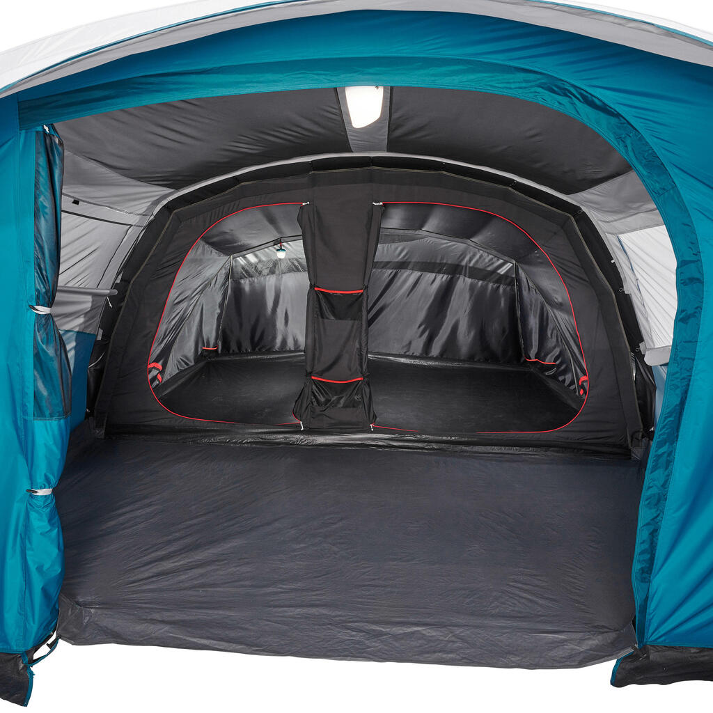 Camping tent with poles - Arpenaz 5.2 F&B - 5 Person - 2 Bedrooms