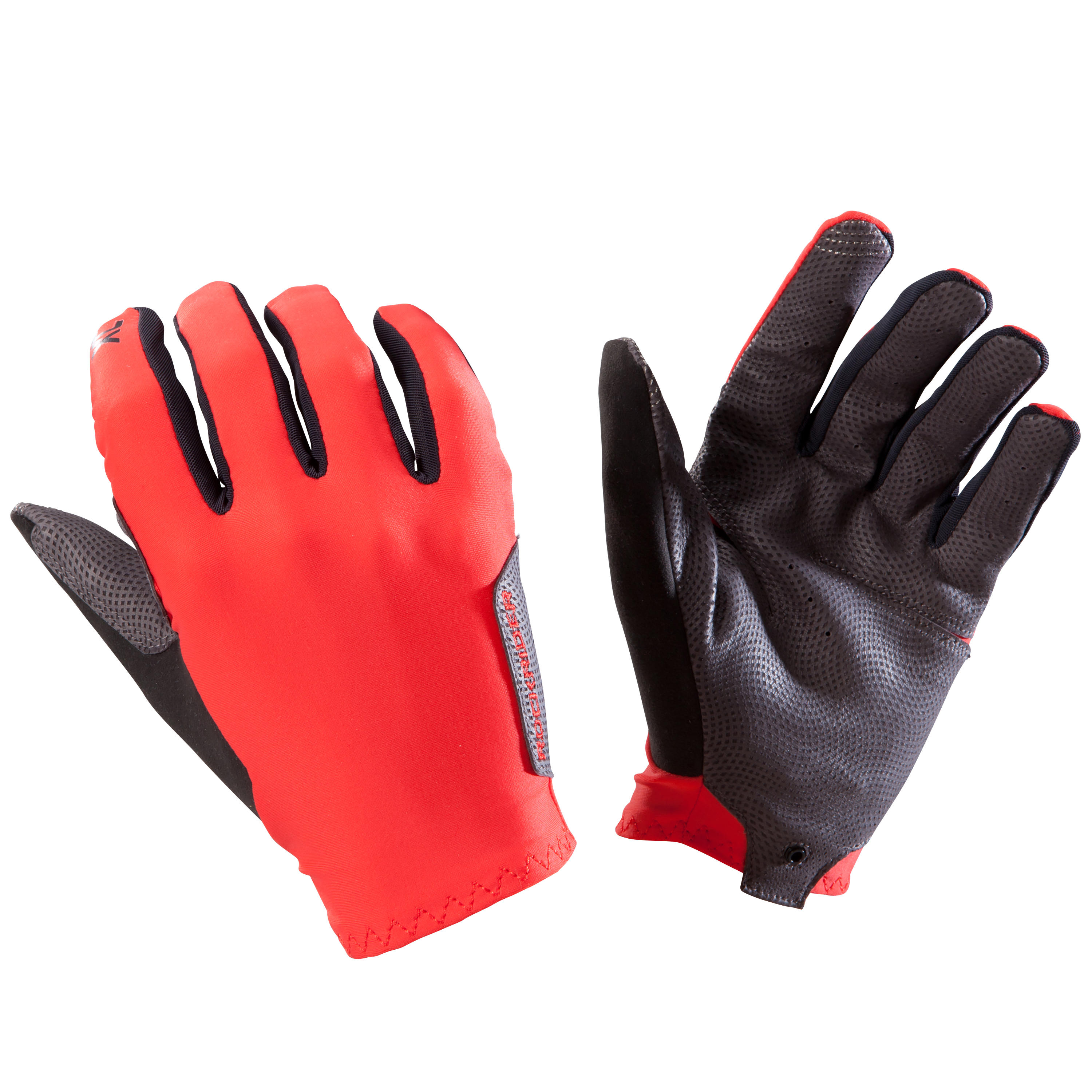 

XC Mountain Bike Gloves Light - Red -  By ROCKRIDER | Decathlon