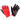 XC Mountain Bike Gloves Light - Red