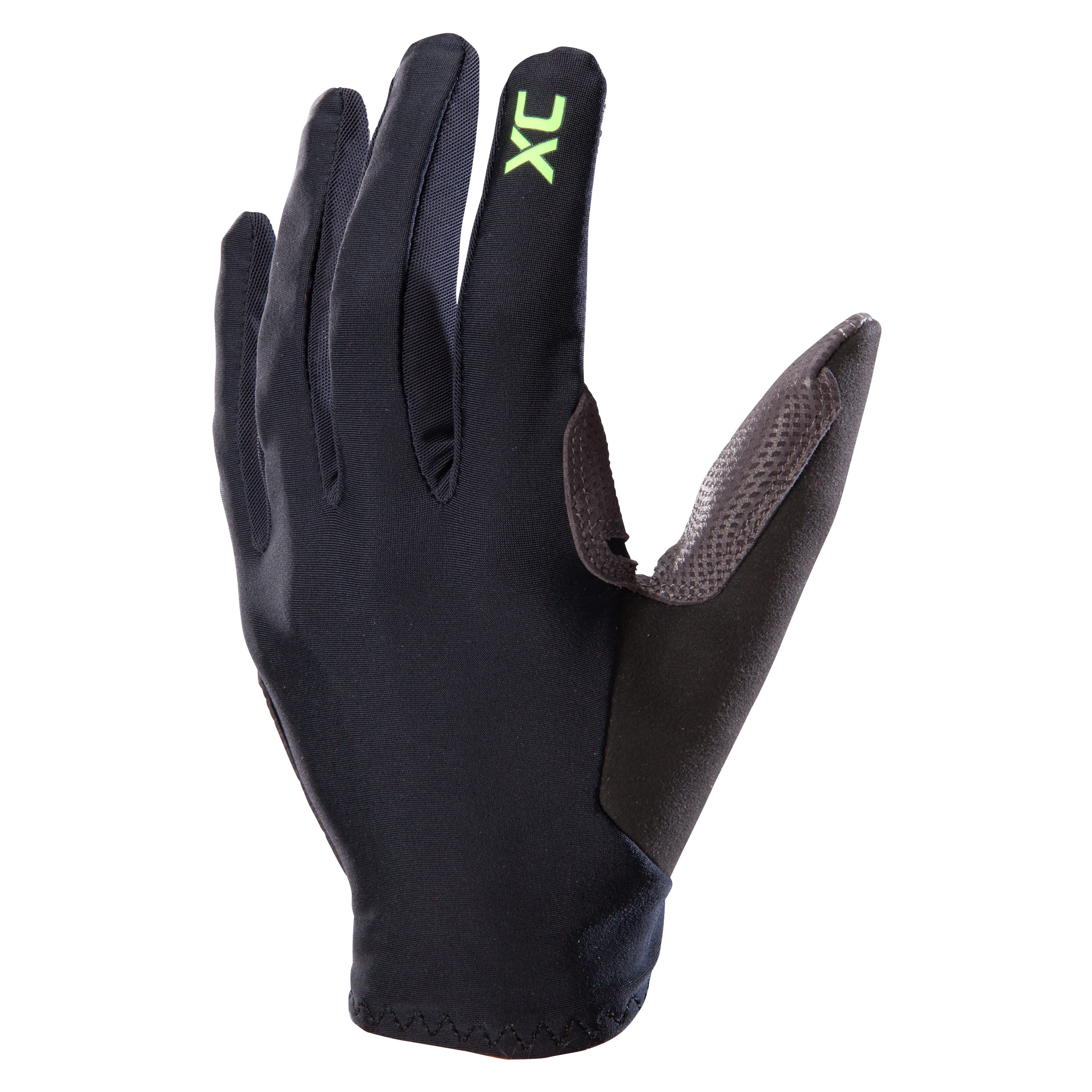 Light XC Mountain Bike Gloves - Black 1/4