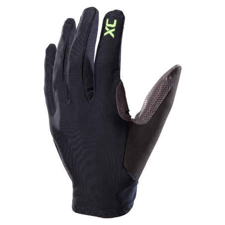 Črne kolesarske rokavice XC