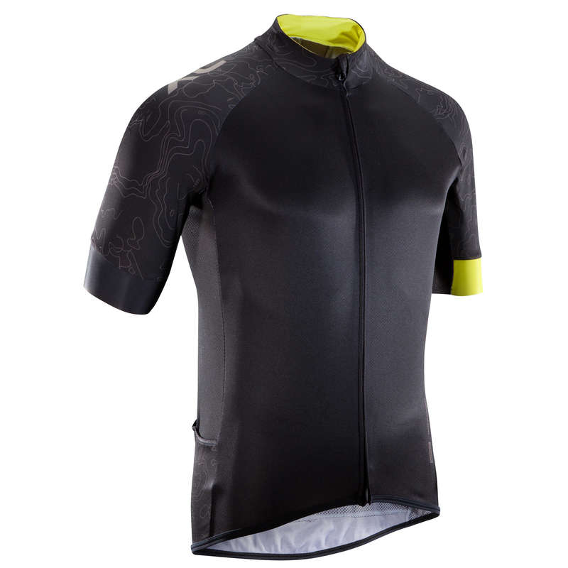 ROCKRIDER XC100 Short Sleeve Mountain Bike Jersey - Black...