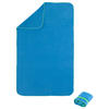 輕便微纖維毛巾L號80 x 130 cm－藍色