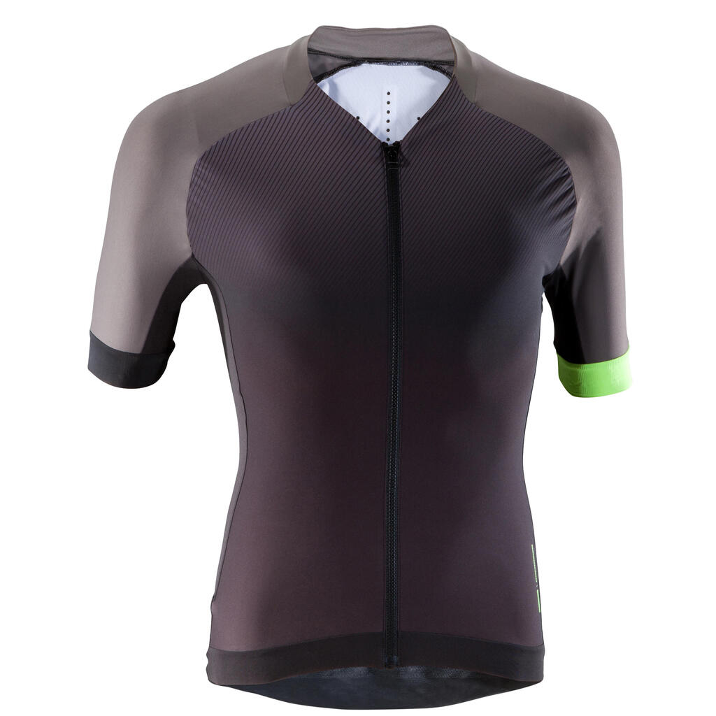 Mountain Bike Jersey XC Light - Black/Ochre