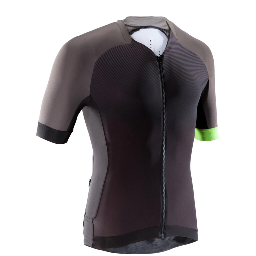 Mountain Bike Jersey XC Light - Black/Ochre