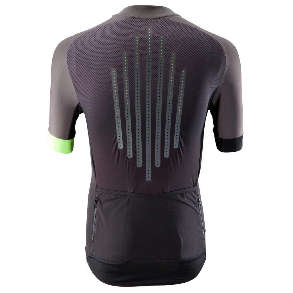 Mountain Bike Jersey XC Light - Black/Ochre