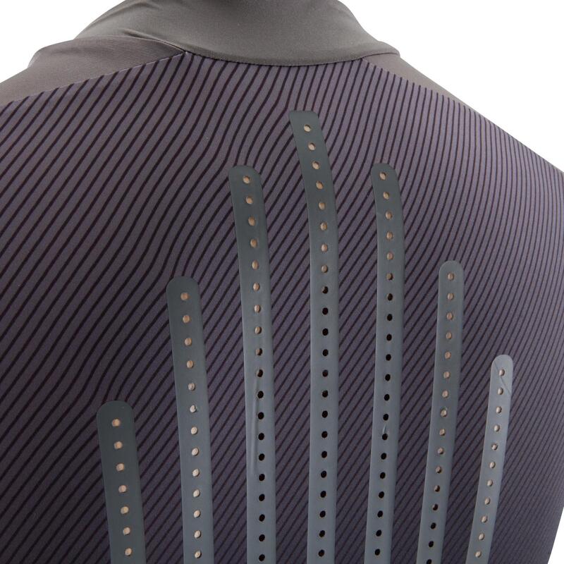 Pánský cyklistický dres na XC Light černo-šedý