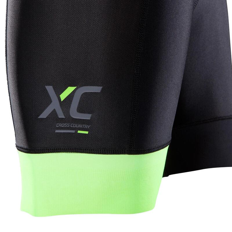 Spodenki rowerowe MTB Rockrider XC Light na szelkach