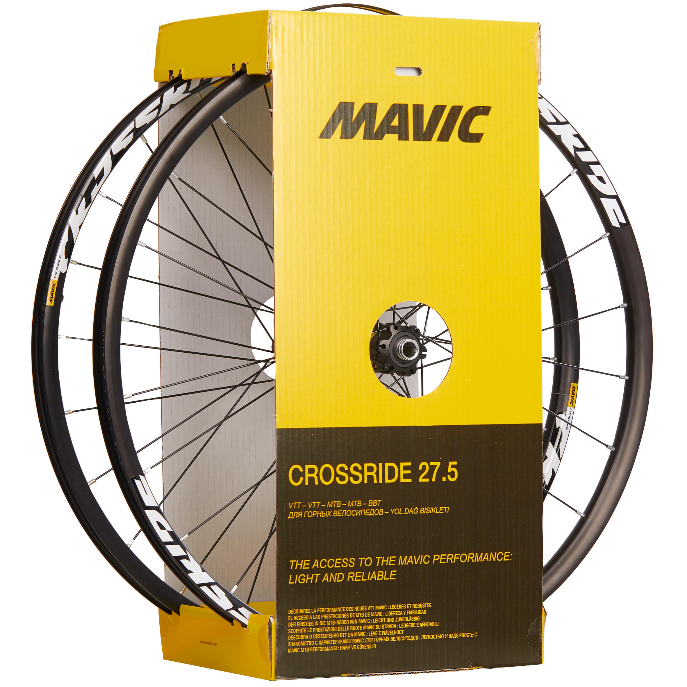 Mountain Bike Wheels Pair 27.5" Mavic Crossride Disc 9x135 9x100 / 15x100mm 8/8