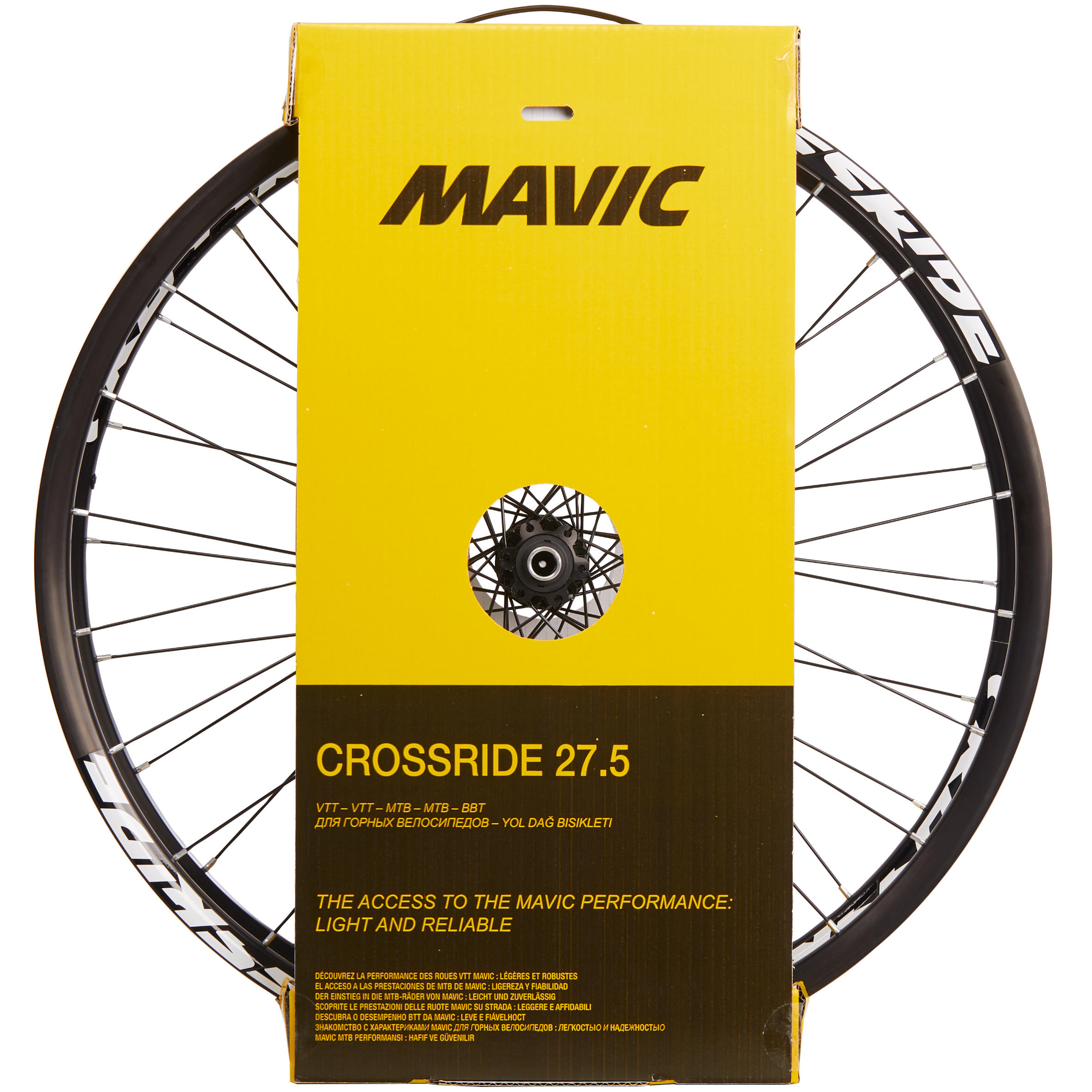 Mountain Bike Wheels Pair 27.5" Mavic Crossride Disc 9x135 9x100 / 15x100mm 2/8