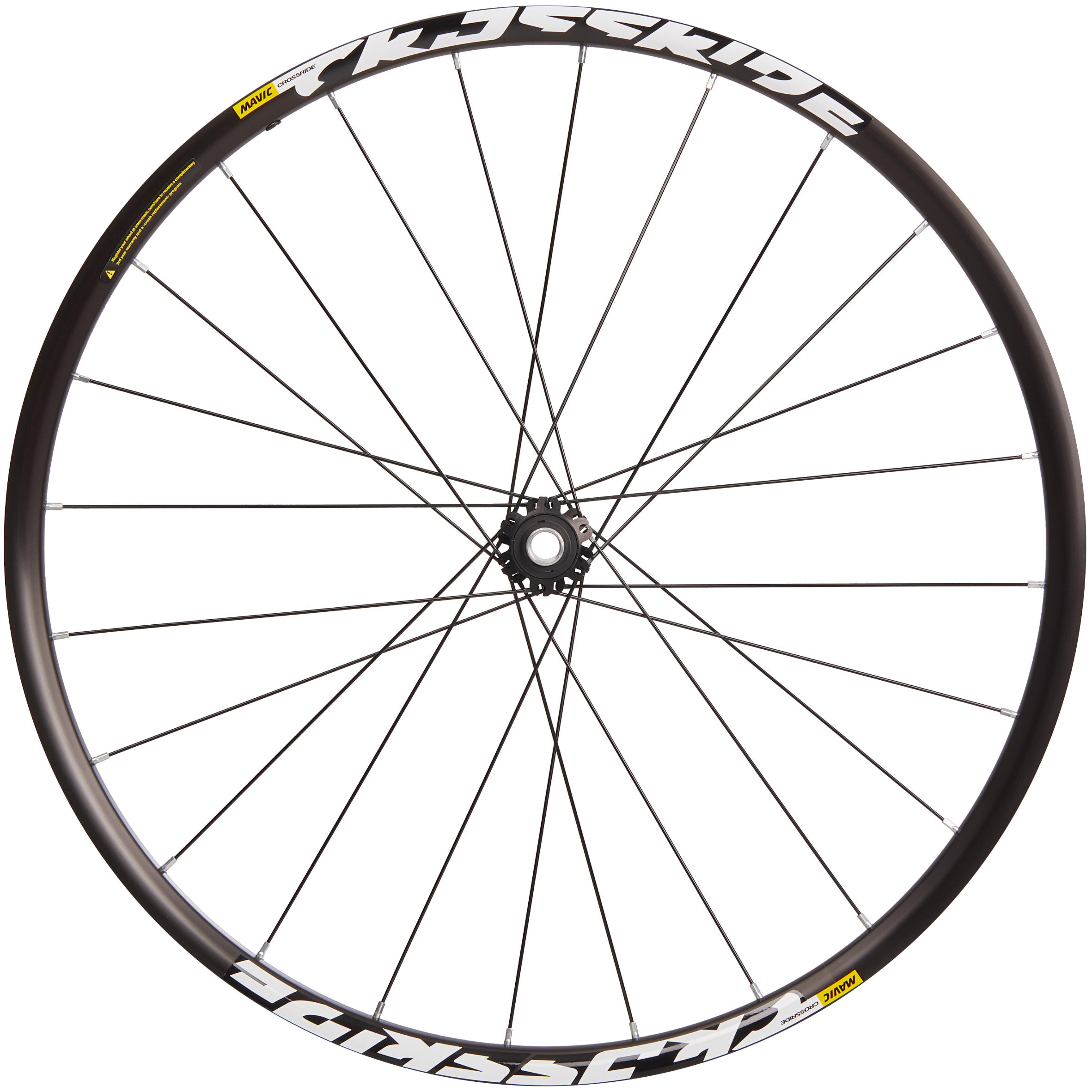 CROSSRIDE FTSX 26 FRONT WHEEL WITH DISC BRAKES FOR 9MM OR 15MM AXLE