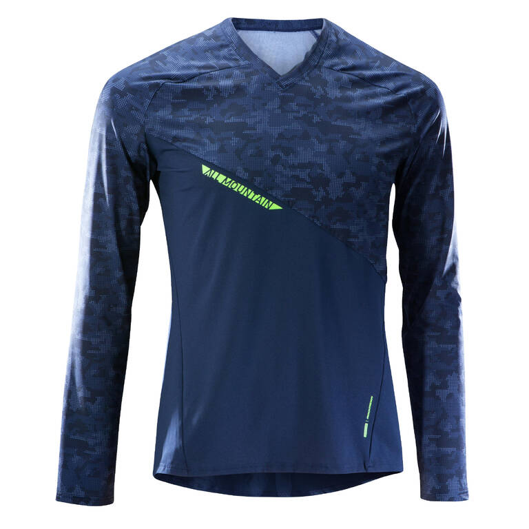 All-Mountain Long-Sleeved Jersey - Blue