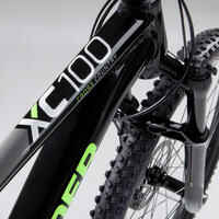 29" 12-Speed XC Mountain Bike 100 - Black/Neon