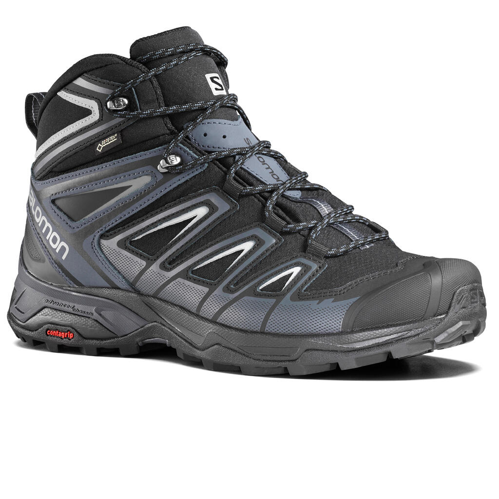 Ανδρικά μποτάκια ορεινής πεζοπορίας Salomon XUltra Mid Gore-tex - Μαύρο