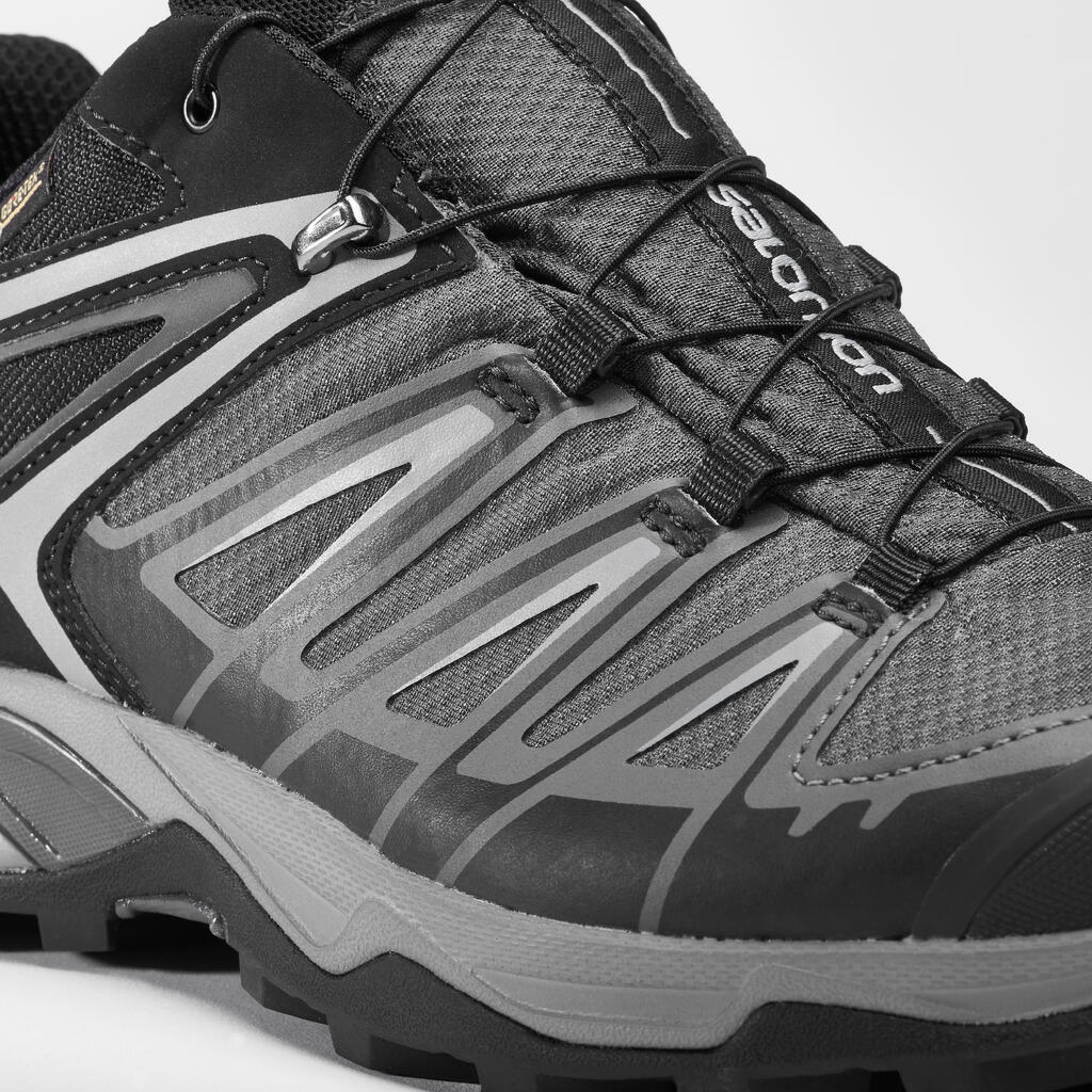 Wanderschuhe X Ultra 3 Gore-Tex Wasserdicht Herren grau