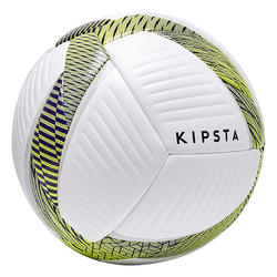 Ballon de Futsal 500 Hybride 63cm blanc et jaune