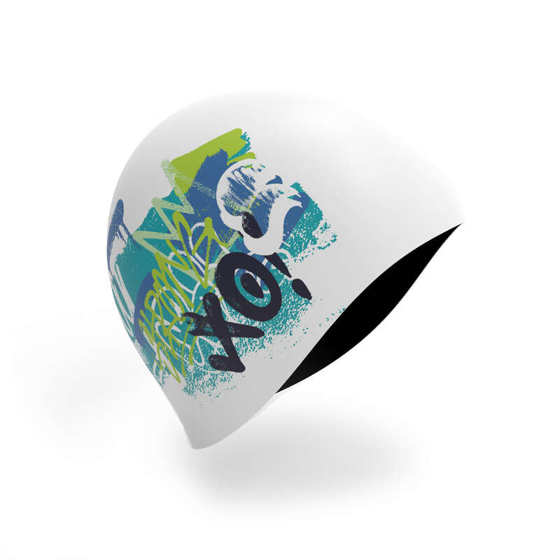 CAPS Swimming - SILICONE PRINTSWIMCAPTAG GREEN NABAIJI - Swimming Accessories