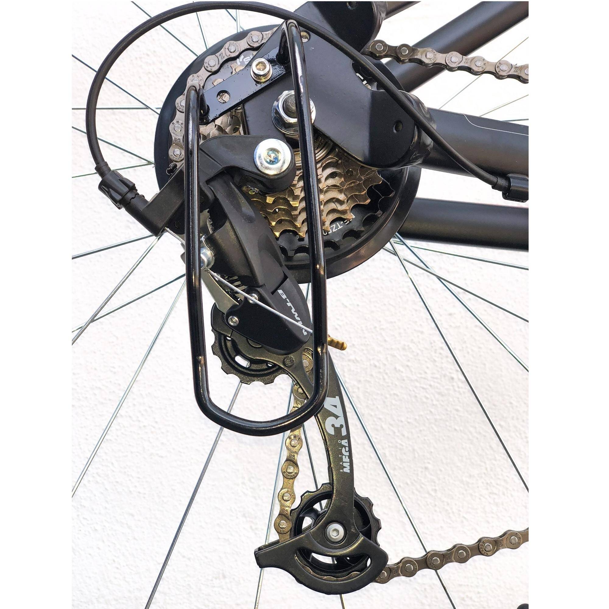ROCKRIDER ST100 MOUNTAIN BIKE - BLACK -  2