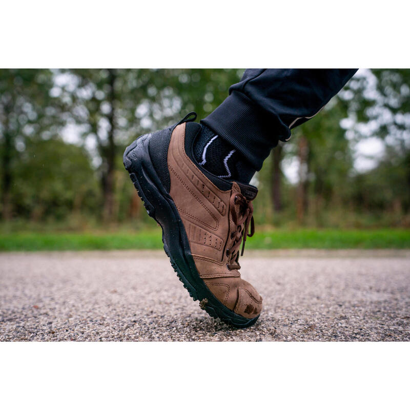 Pánské kožené boty na aktivní chůzi Nakuru Confort hnědé