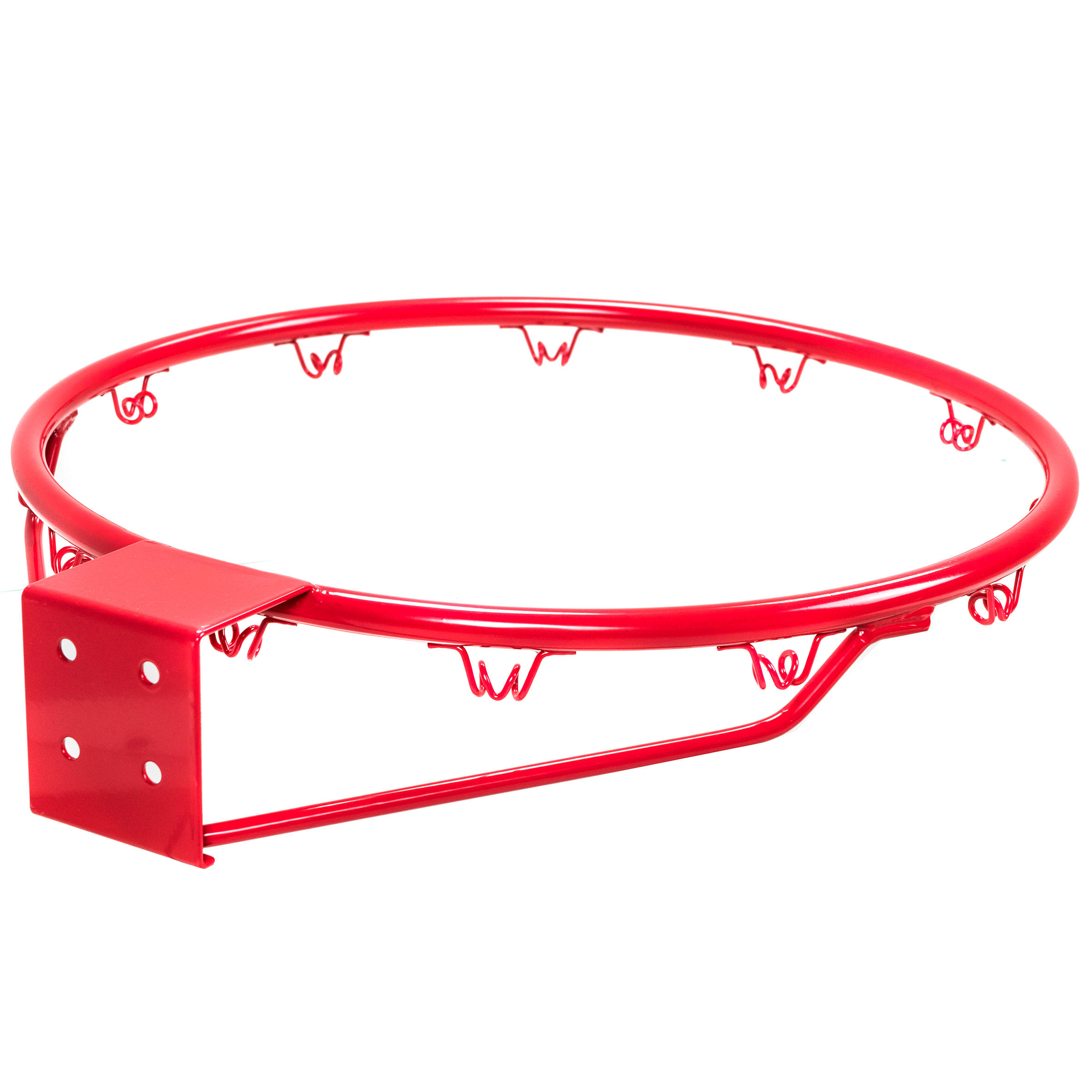 Canestro Basket Cerchio Metallo 32 Cm | Rete Nylon | Per Interni Ed Esterni | Rosso Bianco Blu - Foto 7