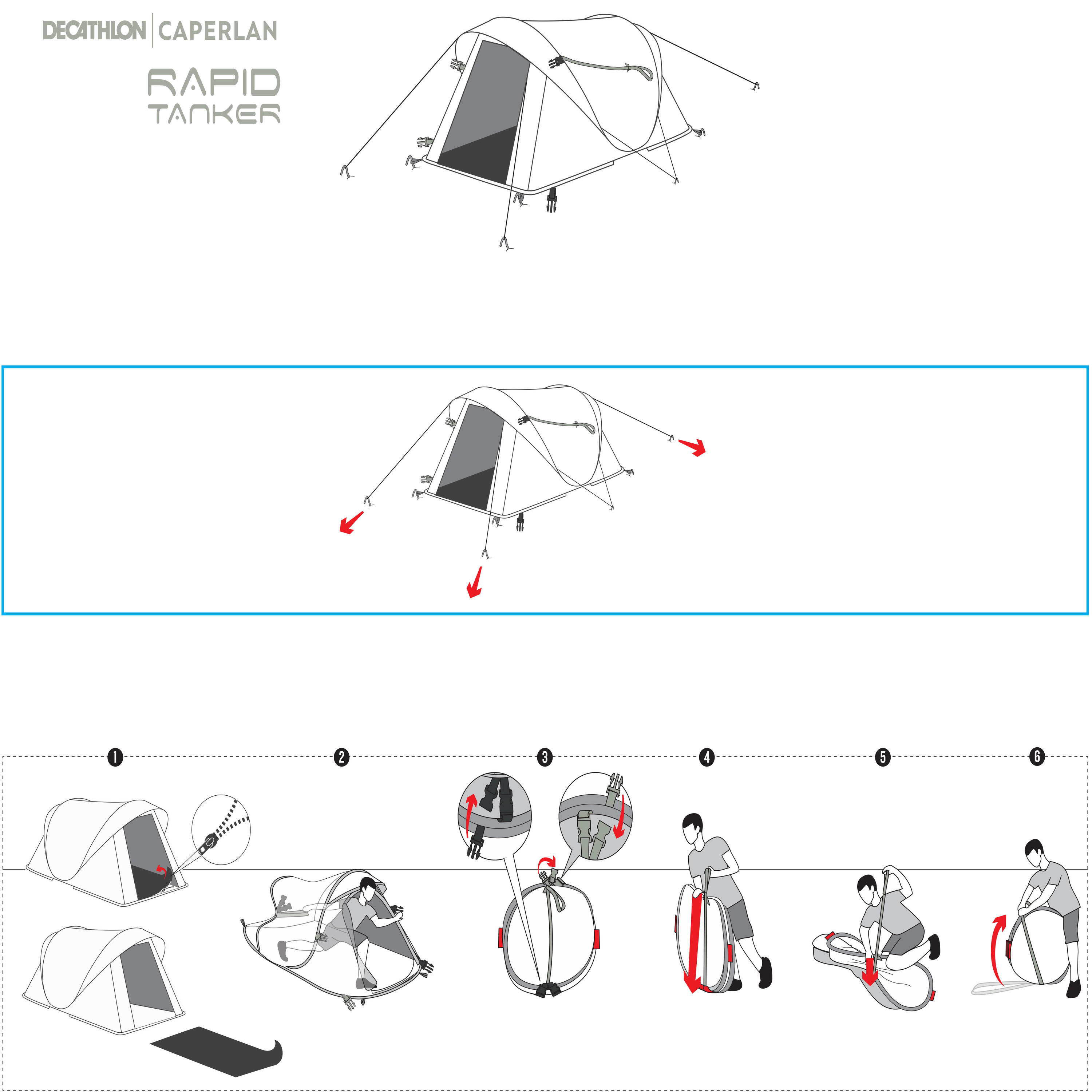 CARP FISHING BIVVY RAPID TANKER L CAPERLAN