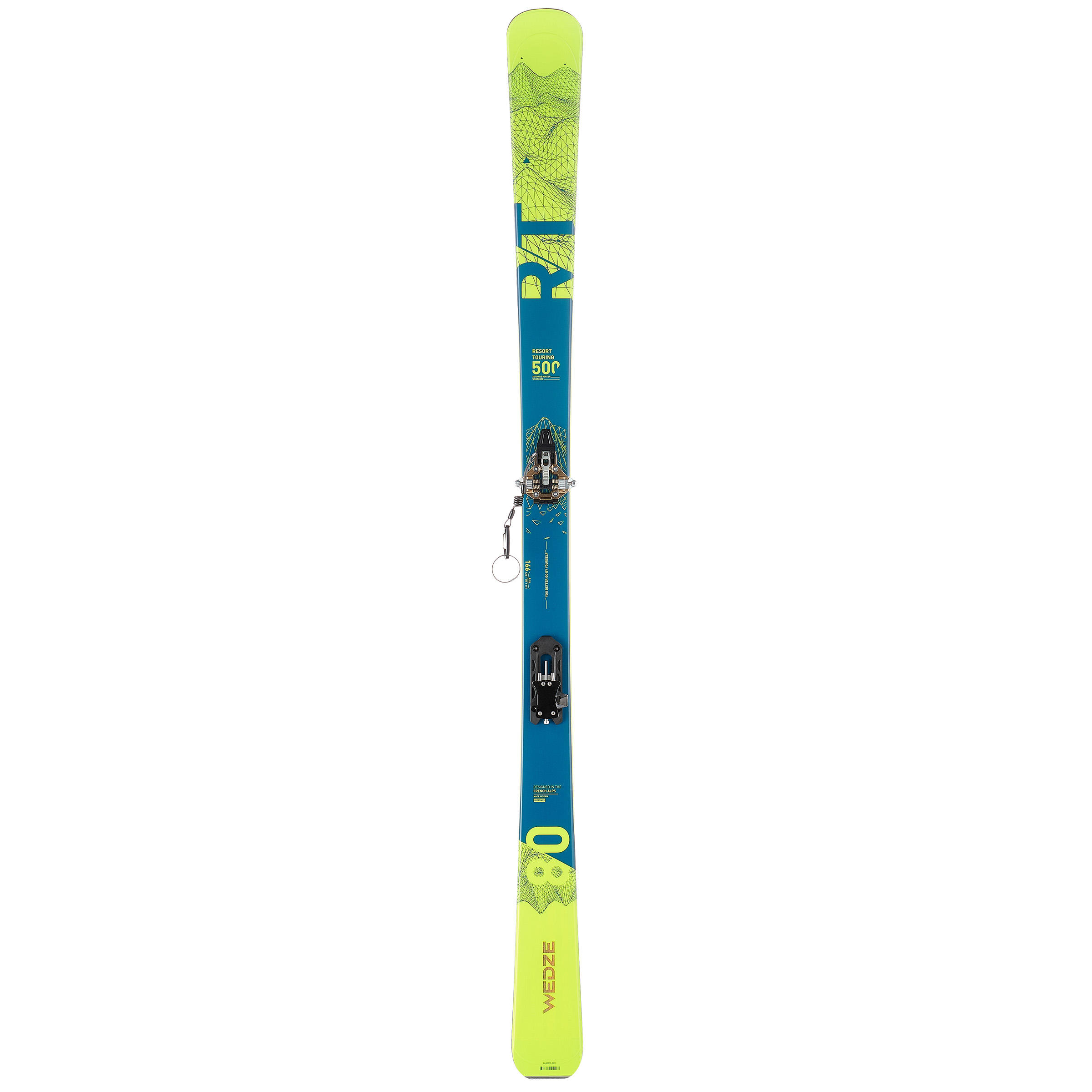 SKI TOURING SKIS + BINDINGS + SKI SKINS 