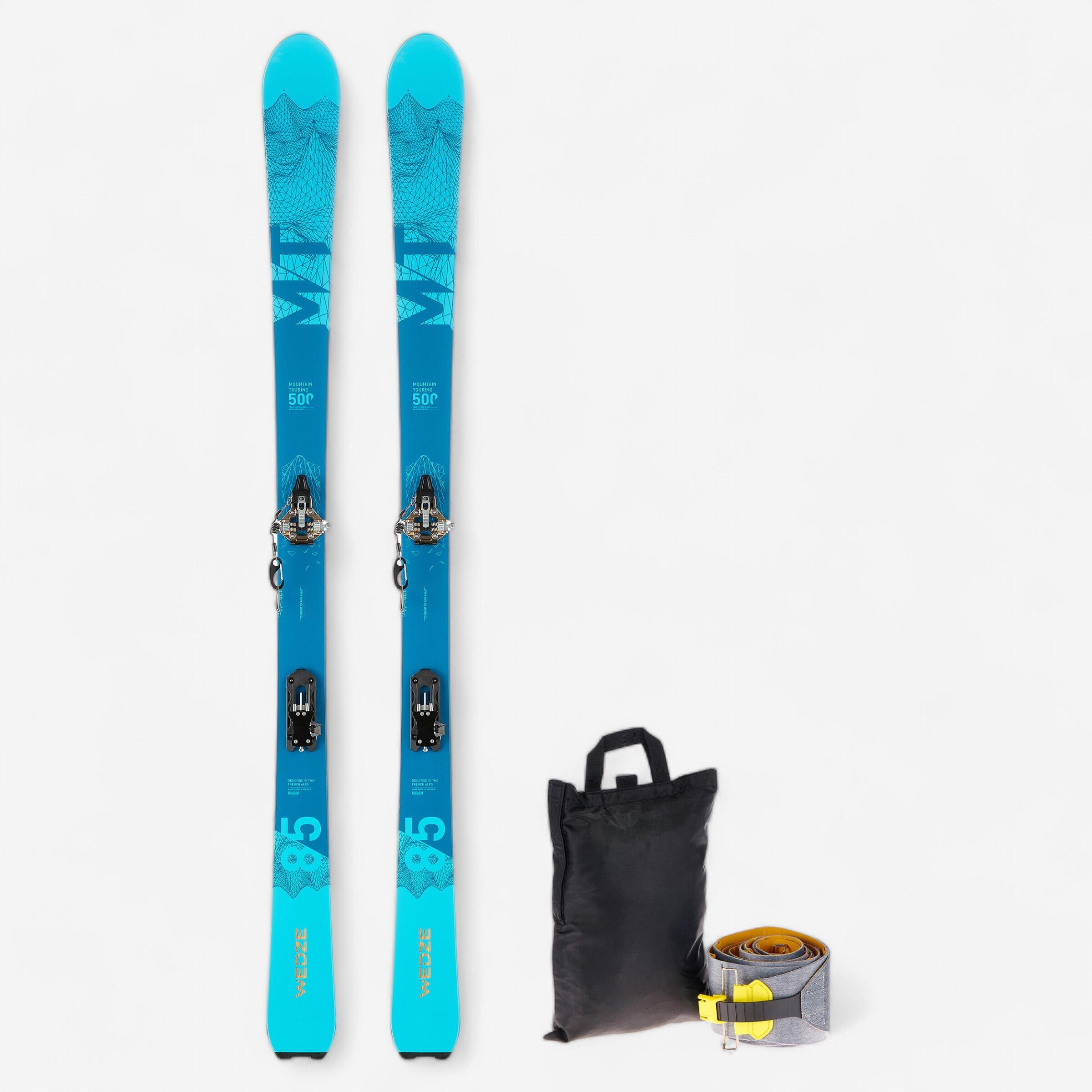 Pack Esquí de Travesía Wedze MT 500 + Fijaciones + Pieles Wedze Decathlon