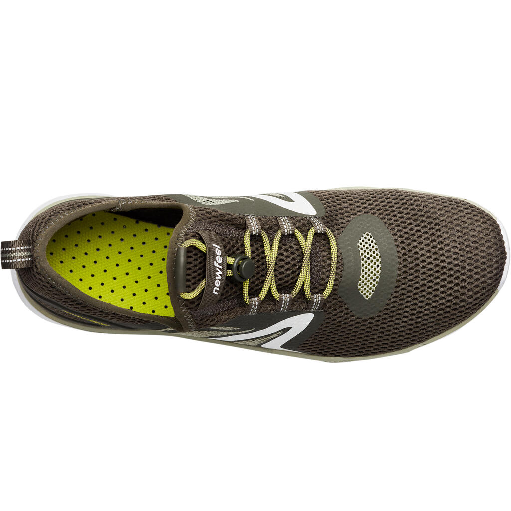 PW 500 Fresh Men's Fitness Walking Shoes - Khaki Green