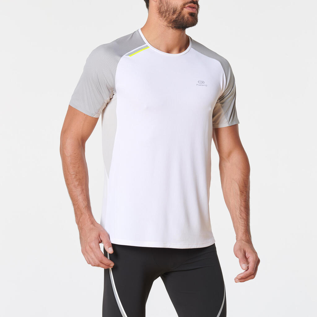 KIPRUN LIGHT MEN'S RUNNING T-SHIRT - WHITE