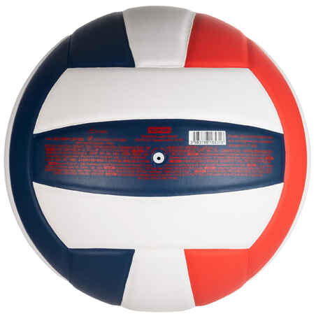 Volleyball V500 weiss/blau/rot
