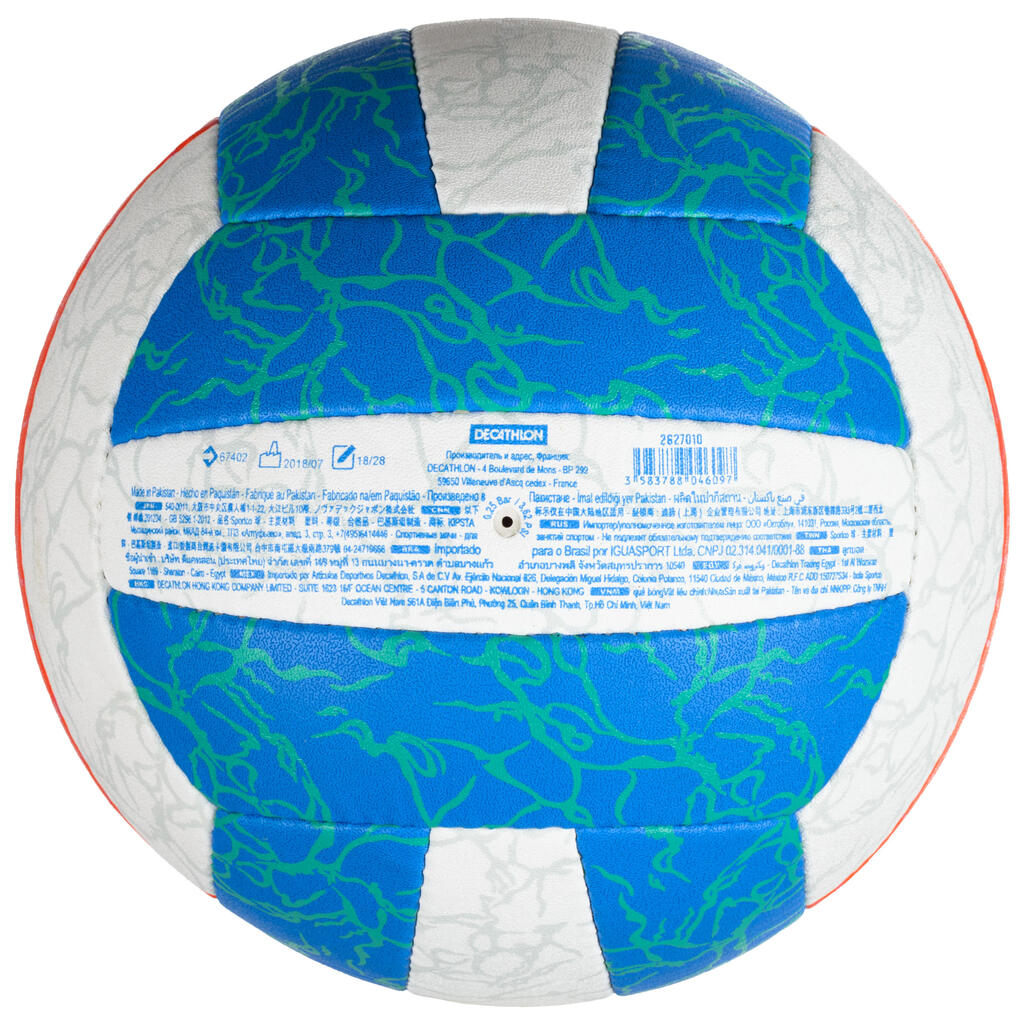 BV500 Beach Volleyball - Blue/Orange