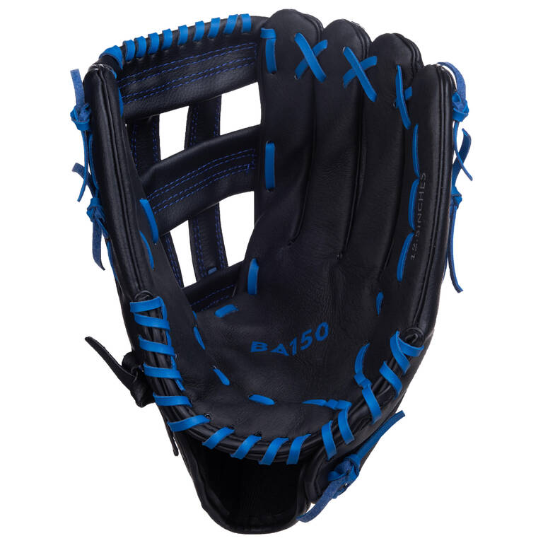 Baseball glove right-hand throw adult -  BA150 blue