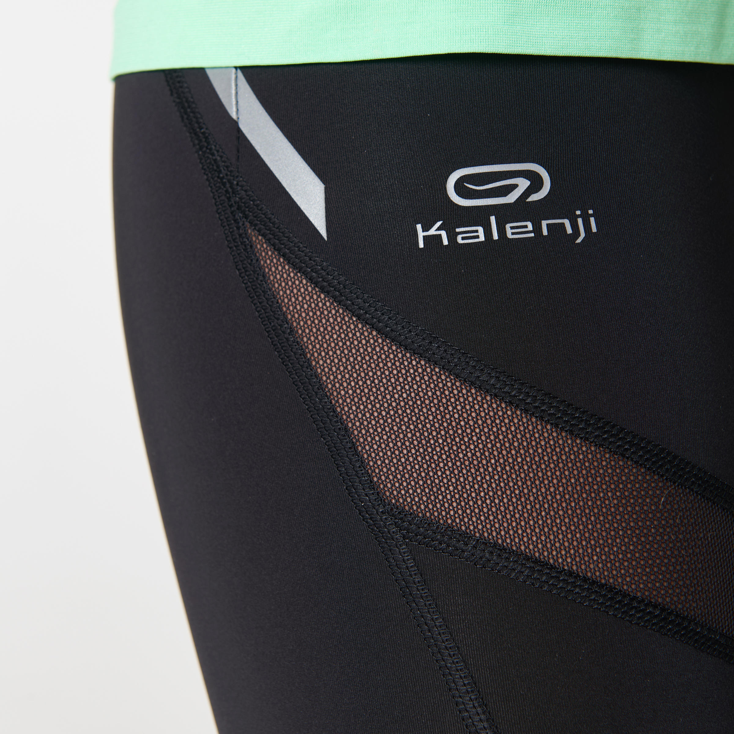 Legginsy do biegania krótkie KIPRUN SUPPORT damskie 2/4