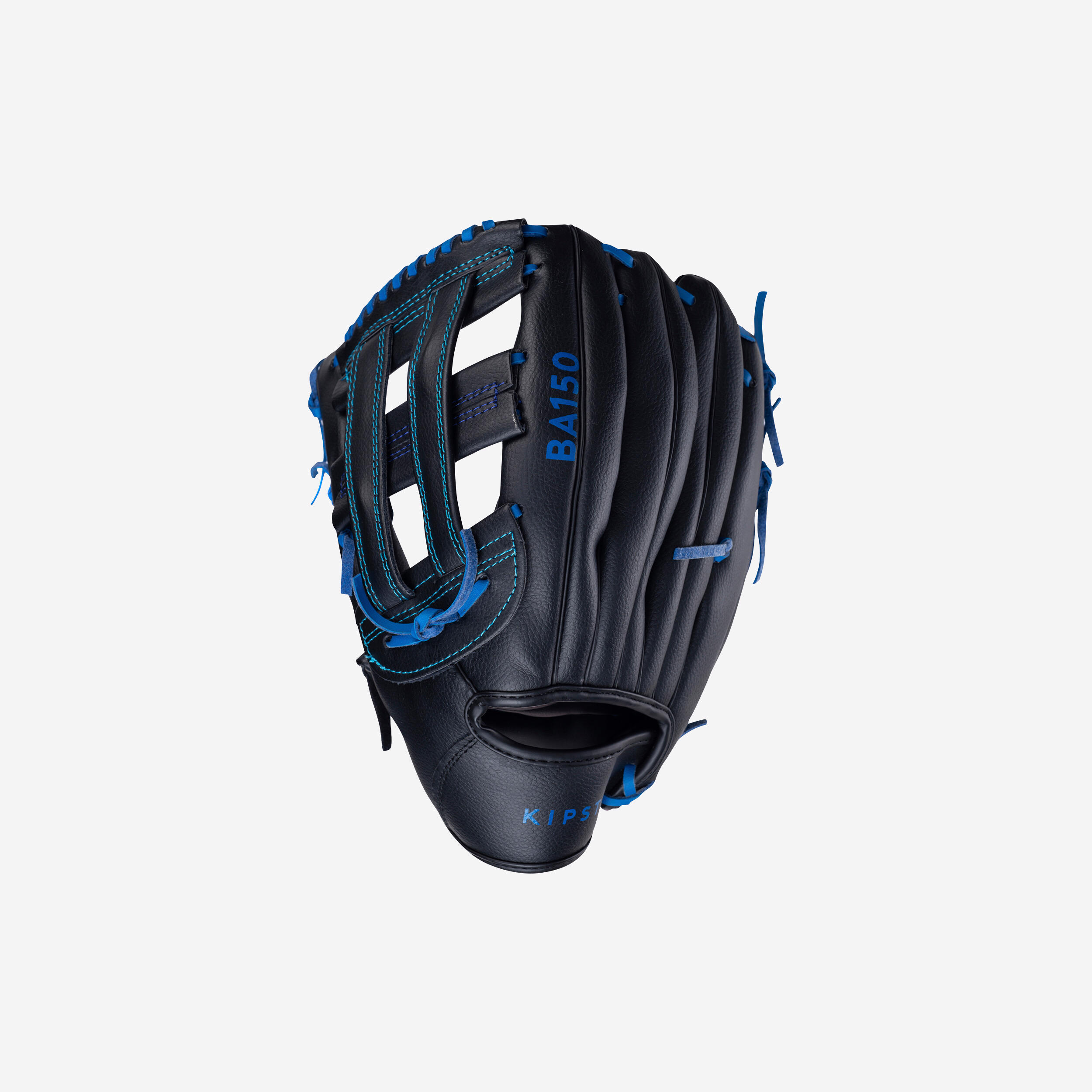 Right-Hand Baseball Glove - BA 150 Black/Blue - KIPSTA