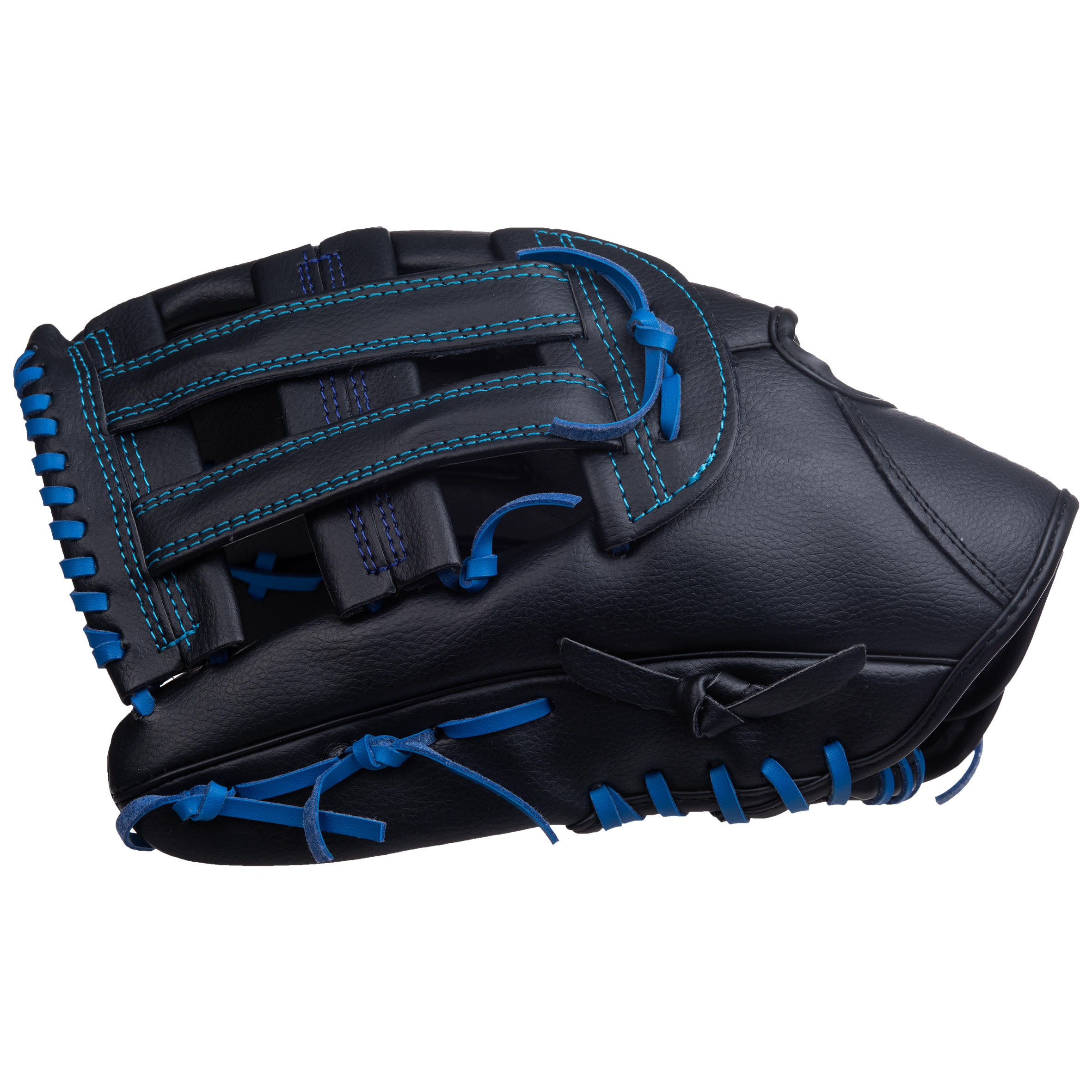 Baseball glove left-hand throw Adult - BA150 blue 6/8