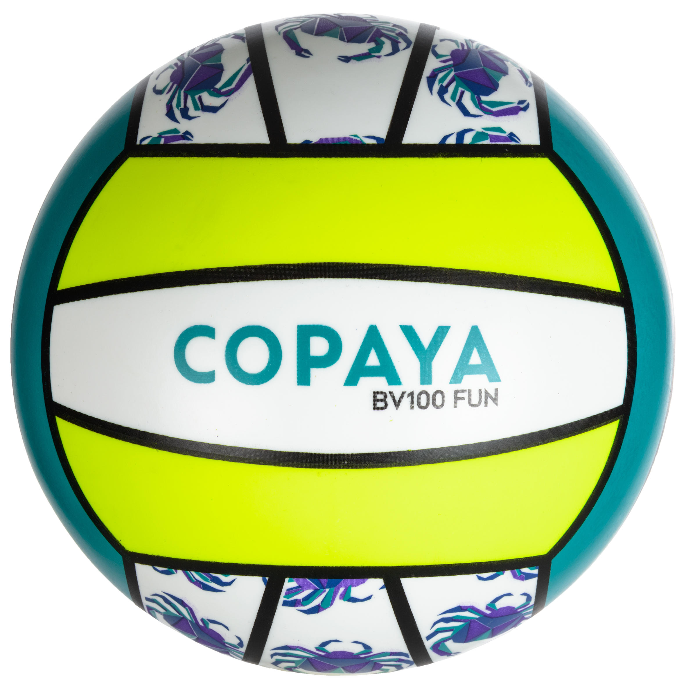 Ballon de beachvolley BV100 blanc et rose Copaya Decathlon