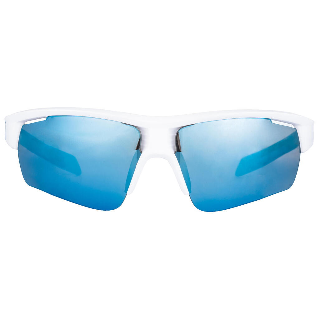 Sonnenbrille BVSG500 Beachvolleyball blau/weiß/schwarz