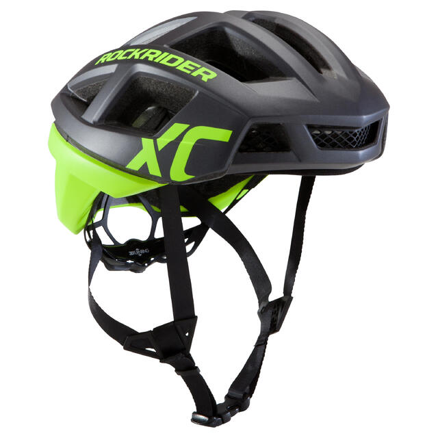 ROCKRIDER XC MOUNTAIN BIKE HELMET NEON YELLOW decathlonsav