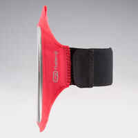 Men's Women's smartphone phone running armband - neon coral pink