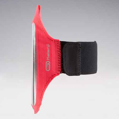 PHONE RUNNING ARMBAND NEON CORAL PINK