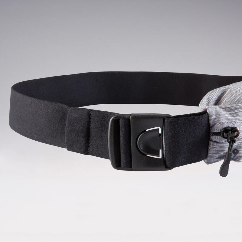 ADJUSTABLE RUNNING BELT FOR PHONE GREY Decathlon