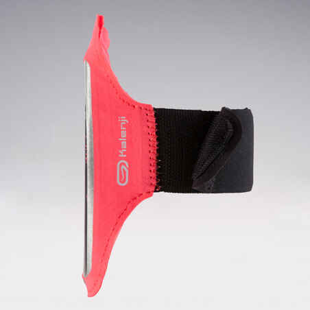 LARGE SMARTPHONE RUNNING ARMBAND NEON CORAL