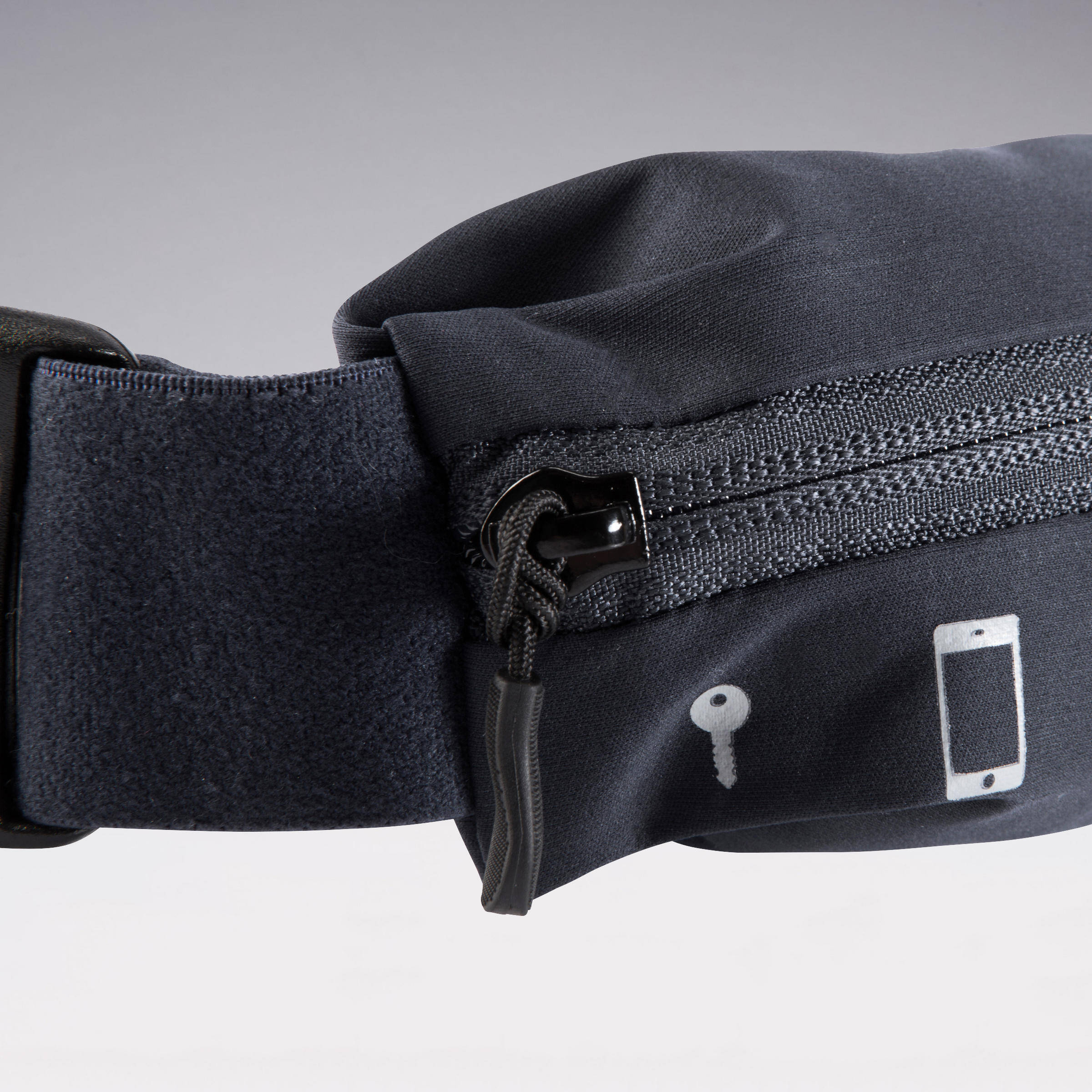 ADJUSTABLE RUNNING BELT FOR PHONE - BLACK -  4