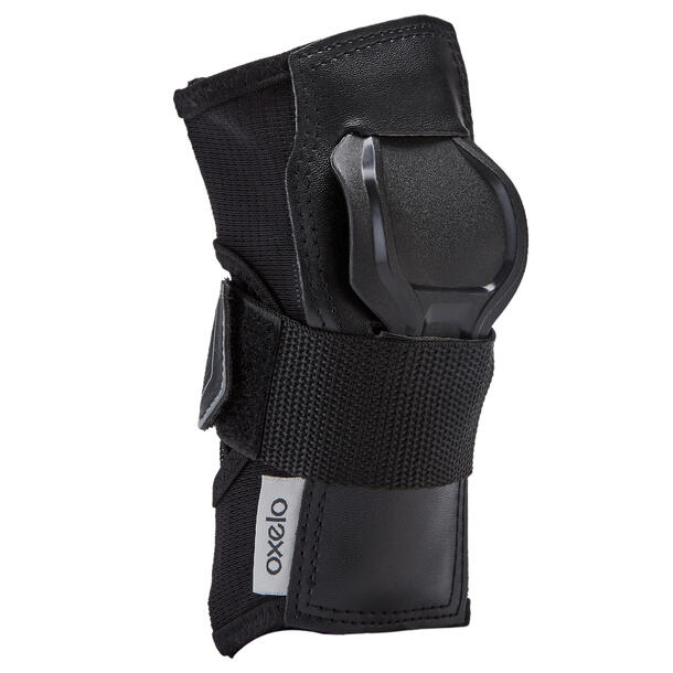 Adult Inline Skate Wrist Guard Oxelo Fit 500 Black