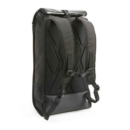 Skateboarding Backpack BG500 Rolltop 25L - Black